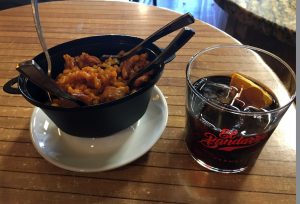 Arroz meloso de aperitivo
